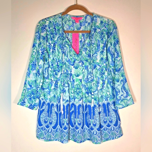 LILLY PULITZER MARILINA TUNIC. - Picture 1 of 7